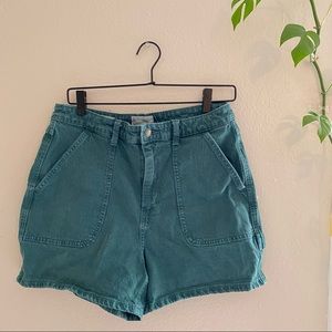 SOLD Universal Thread Green High Waisted Carpenter Shorts- Size 10